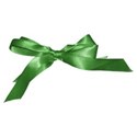 bow ribbon green