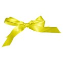 bow ribbon yellow