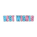 best wishes pink and blue
