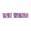 best wishes pink and mauve