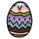 Easter Egg Puffy Sticker