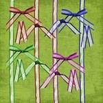 Jewel Tone Semi-Sheer Dancer Ribbons