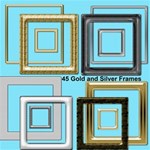 Gold frames and Silver Frames square