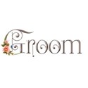 floral groom silver