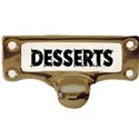 card file handle dessert