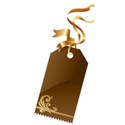 Chocolate gift tag