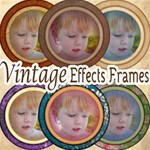 28 Round Vintage Frames-Makes Photos Look Vintage