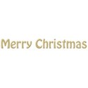 snowflake oval Merry christ gold