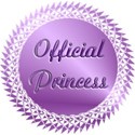 Offical princess Sticker Purple