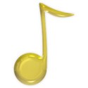 Gold Music Note 3