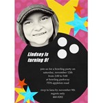 Bowling Party Invitation (5x7)