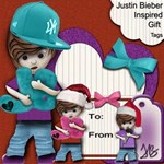 Justin Bieber Inspired Tags Stickers Cards
