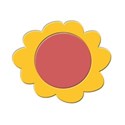 sunny flower frame