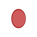 Oval Red Frame