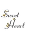 sweet heart silver and gold