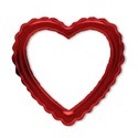 Frill heart Red