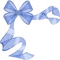 blue bow