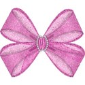 Pink single bow