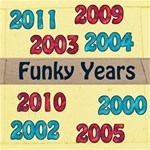 Funky Years Red & Blue 