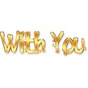 With you 77 flat bright gold