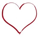red glitter heart 2