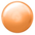 orange bead button
