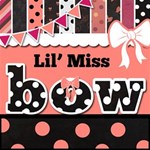 Lil  Miss Bow Kit -- Polka Dot  Kit with 3 Alpha!