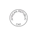 African Republic Postmark