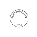 Turkmenistan Postmark
