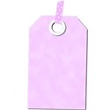 Pink tag with ribbon
