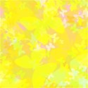 yellow pastel butterfly background