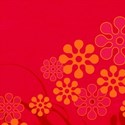 red flowered background