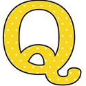 Big Q - Yellow polka dot