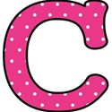 c - Pink polka dot