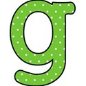 g - Green polka dot