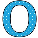Big O - Blue polka dot