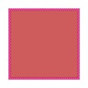 pink polka dot frame - circle