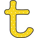 t - Yellow polka dot