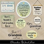 Grandma Word Art