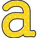 a - Yellow polka dot