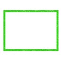 frame rectangle acid lime