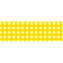 yellow gingham boarder