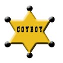 cowboy badge
