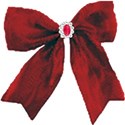 red bow with ruby