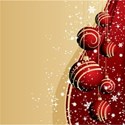 red and gold christmas background