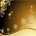 Golden-Christmas-background