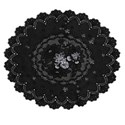 Flower Black Lace