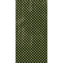 half sheet brown with green polka dots
