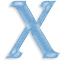 X blue