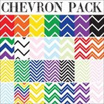Rainbow and Pastel Chevron Patterns